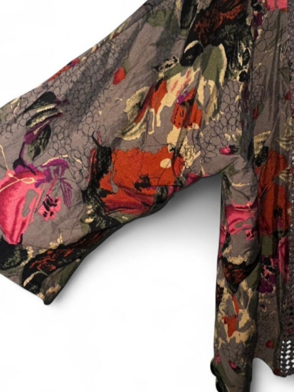 Soft Surroundings Floral Kimono - Picture 2 of 3